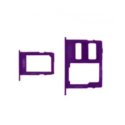 SIM Card Holder Tray for Samsung Galaxy J8 2018 - Purple by Sparestream