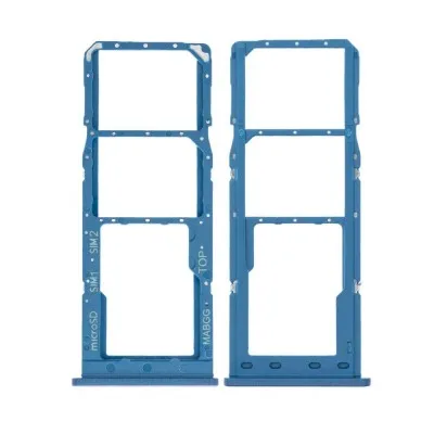 SIM Card Holder Tray for Samsung Galaxy A12 - Blue by Sparestream