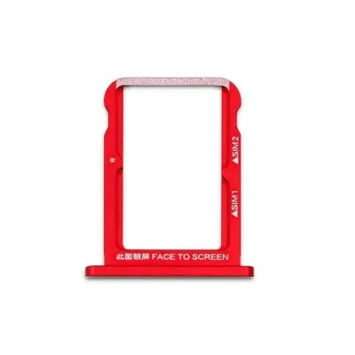SIM Card Holder Tray for Xiaomi Mi A2 - Red by Sparestream