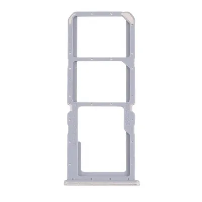SIM Card Holder Tray for Oppo A16 - Silver by Sparestream