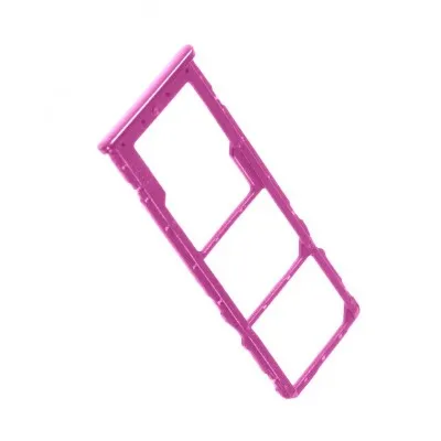 SIM Card Holder Tray for Oppo A7 - Pink by Sparestream