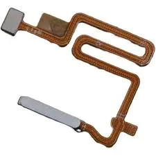 Fingerprint Sensor with Flex Cable for Realme Narzo 30 Silver By Sparestream