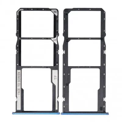 SIM Card Holder Tray for Xiaomi Poco M4 Pro - Blue by Sparestream