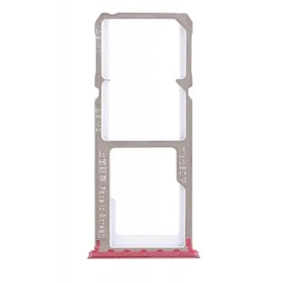 SIM Card Holder Tray for Oppo A83 - Red by Sparestream