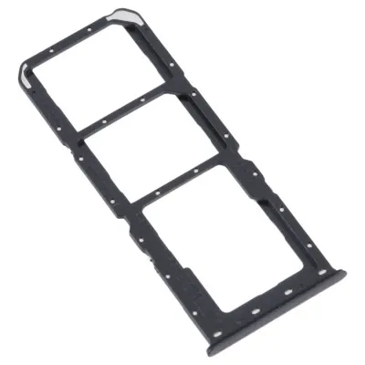 SIM Card Holder Tray for Oppo A52 - Black by Sparestream