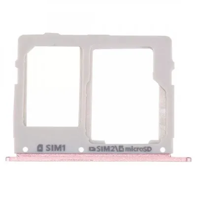 SIM Card Holder Tray for Samsung Galaxy C7 Pro - Pink Gold by Sparestream