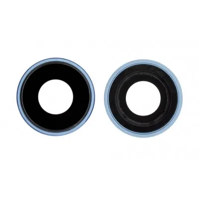 Camera Lens Glass with Frame for Apple iPhone XR Blue By Sparestream