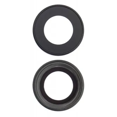 Camera Lens Glass with Frame for Apple iPhone 7 Black By Sparestream