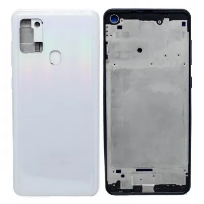 Full Body Housing for Samsung Galaxy A21s - White by Sparestream