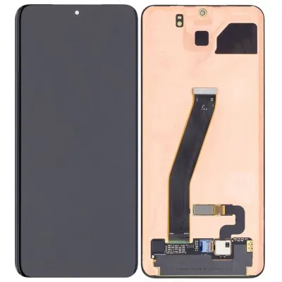 LCD with Touch Screen for Samsung Galaxy S20 - Red (display glass combo folder) By Sparestream