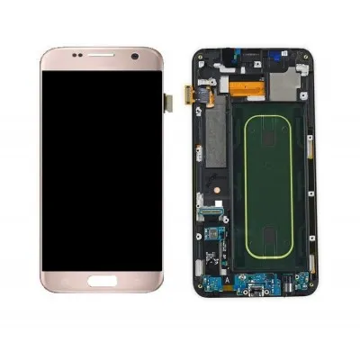 LCD with Touch Screen for Samsung Galaxy S6 Edge Plus - Pink (display glass combo folder)  By Sparestream