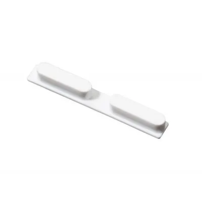 Volume Side Button Outer for Samsung Galaxy S6 Edge Plus White- Plastic Key By Sparestream
