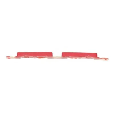 Volume Side Button Outer for Samsung Galaxy A10s Red - Plastic Key by Sparestream