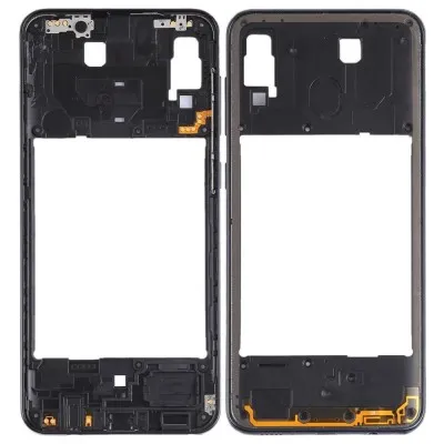 Middle frame Ring Only Samsung Galaxy A30 For Black by Sparestream