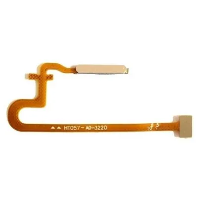 Fingerprint Sensor with Flex Cable for Realme Narzo N53 White by Sparestream