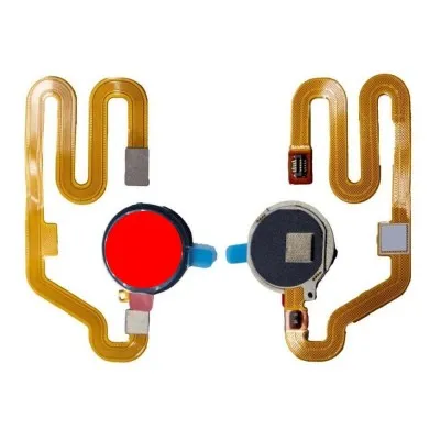 Fingerprint Sensor with Flex Cable for Realme 3i Red by Sparestream