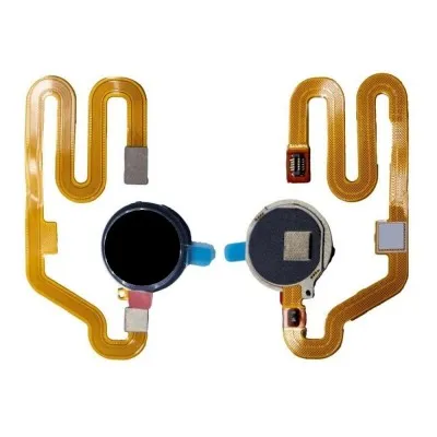 Fingerprint Sensor with Flex Cable for Realme 3i Black by Sparestream