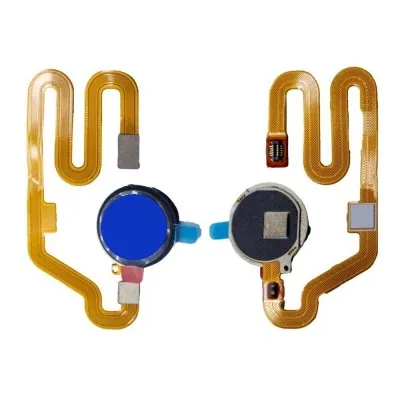 Fingerprint Sensor with Flex Cable for Realme 3i Blue by Sparestream