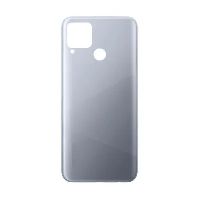 Back Panel Cover for Realme C15 - White By Sparestream