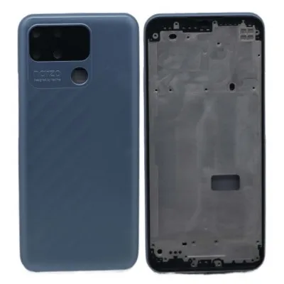 Full Body Housing for Realme Narzo 50A - White By Sparestream