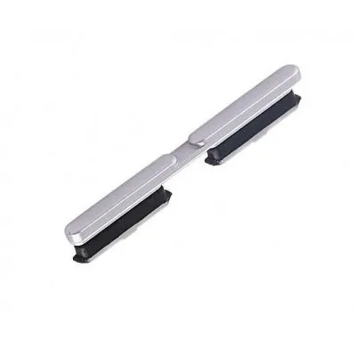 Volume Side Button Outer for Realme X3 SuperZoom White - Plastic Key by Sparestream