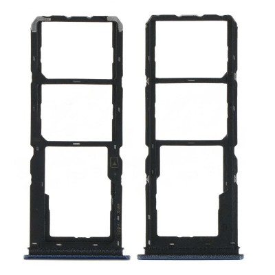 SIM Card Holder Tray for Vivo Y15 2019 - Black  by Sparestream