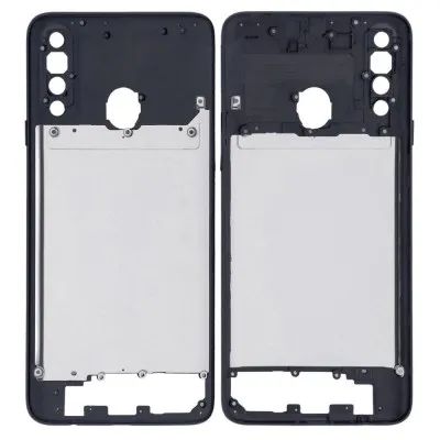 Middle frame Ring Only Samsung Galaxy A20s For Black by Sparestream