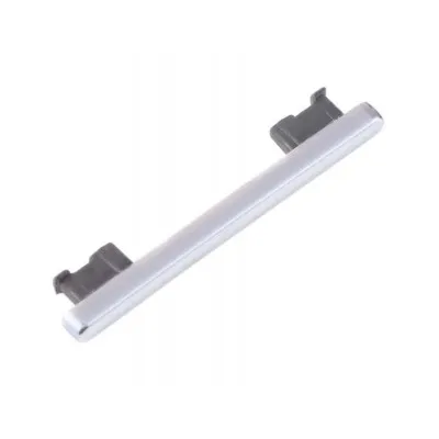 Volume Side Button Outer for Xiaomi Mi 10i 5G White - Plastic Key by Sparestream