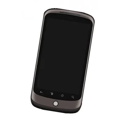 LCD Frame Middle Chassis for Google Nexus One - Black by Sparestream
