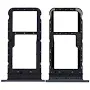 SIM Card Holder Tray for Motorola Moto E7 Power - Black by Sparestream