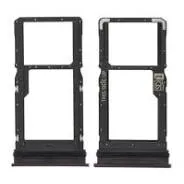 SIM Card Holder Tray for Motorola Moto E7 Plus - Black by Sparestream