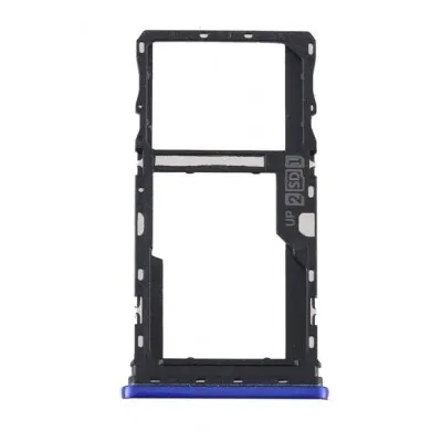SIM Card Holder Tray for Motorola Moto G9 - Blue By Sparestream