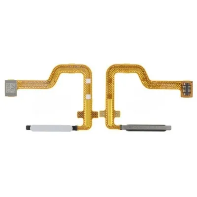 Fingerprint Sensor with Flex Cable for Motorola Moto G32 Silver by Sparestream