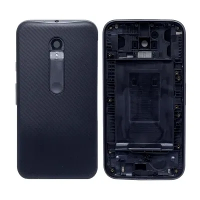 Motorola Moto G - 3rd gen  Full Body Housing Black  by Sparestream
