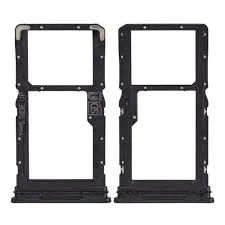SIM Card Holder Tray for Motorola Moto G 5G Plus - Black By sparestream,
