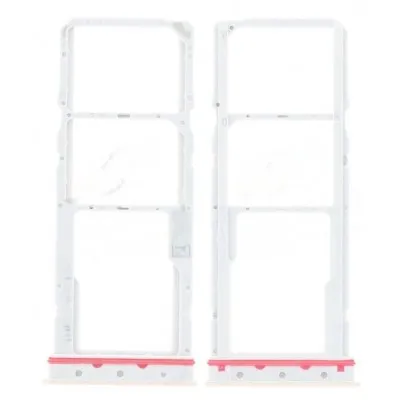 SIM Card Holder Tray for Motorola Moto G04 - White by Sparestream
