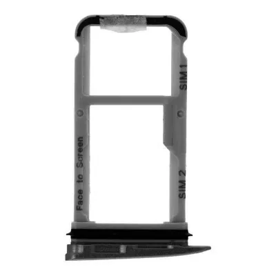 SIM Card Holder Tray for Motorola Moto X4 - Black by Sparestream