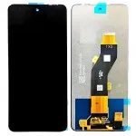 LCD with Touch Screen for Itel P55 4G - Blue (display glass combo folder) by Sparestream