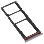 SIM Card Holder Tray for Tecno Pova Neo 2 - Black by Sparestream