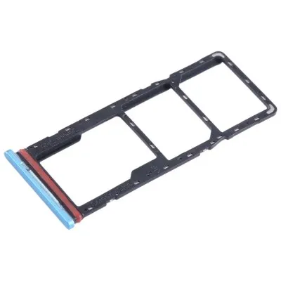 SIM Card Holder Tray for Tecno Spark 7T - Blue by Sparestream