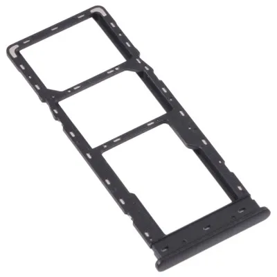 SIM Card Holder Tray for Tecno Pova LD7J - Black by Sparestream