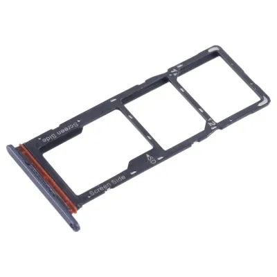 SIM Card Holder Tray for Tecno Pop 7 - Black by Sparestream