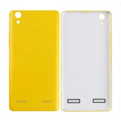 Back Panel Cover for Lenovo A6000 - Yellow by Sparestream