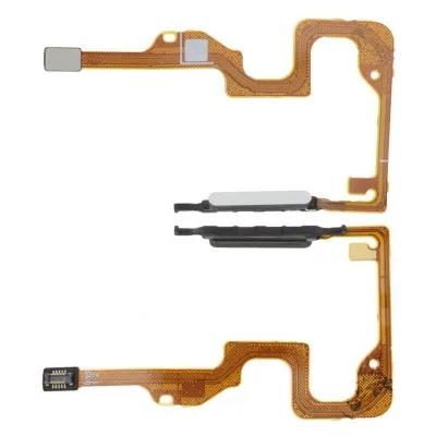 Fingerprint Sensor with Flex Cable for Honor X6 Silver by Sparestream
