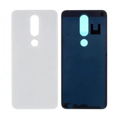 Back Panel Cover for Nokia 6.1 Plus - White by Sparestream