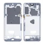 LCD Frame Middle Chassis for Samsung Galaxy S21 Plus - White by Sparestream